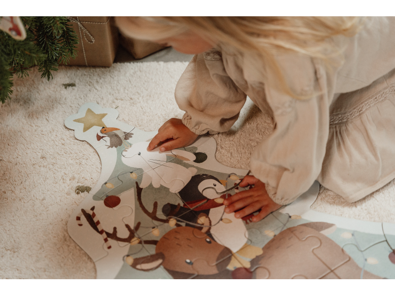 Puzzle vánoční XL