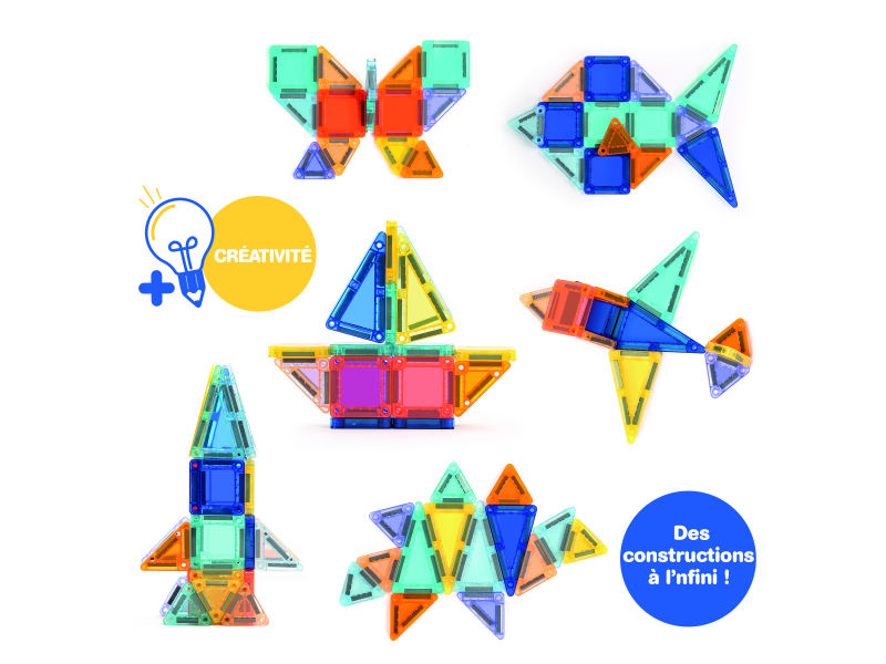 Magnetická stavebnice mini 26 ks