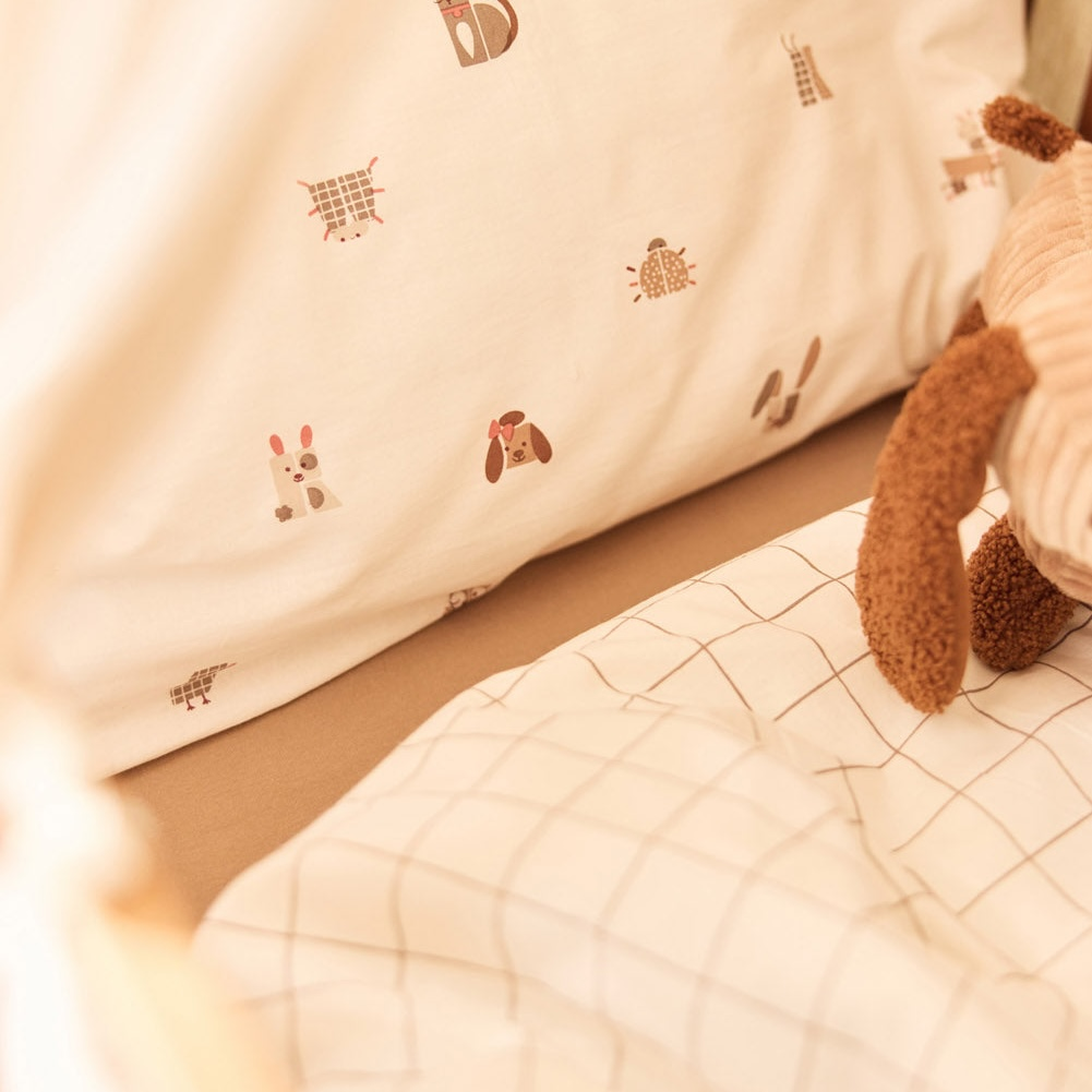 Prostěradlo napínací 120x60 cm Milky Coffee