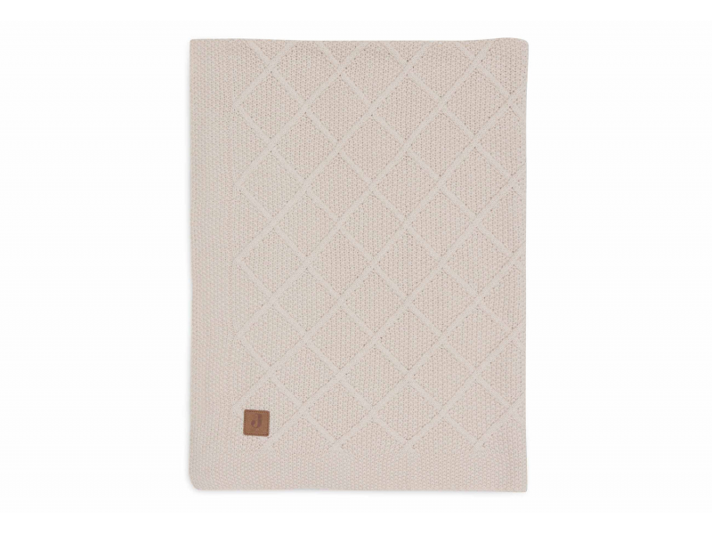 Deka 75x100cm Check Knit Oatmeal