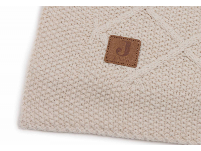Deka 75x100cm Check Knit Oatmeal