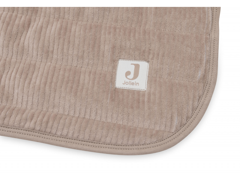 JOLLEIN Deka 75x100cm Velvet Rib Milky Coffee