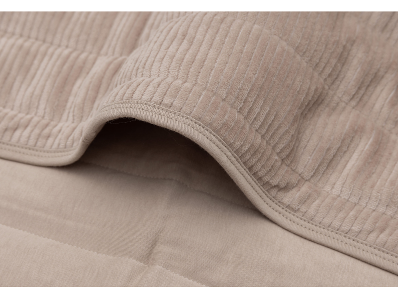 JOLLEIN Deka 75x100cm Velvet Rib Milky Coffee
