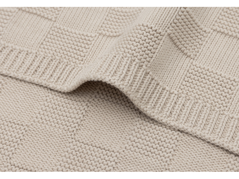 Deka 75x100cm Box Knit Warm Sand