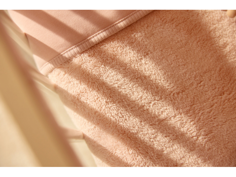 Deka 75x100cm Basic Sherpa Silk Rose