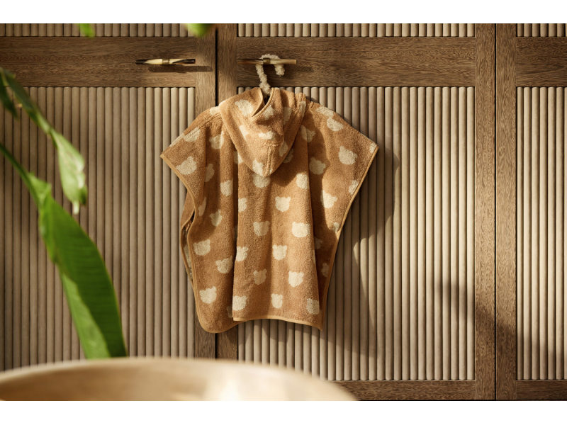 Osuška pončo froté Jacquard Teddy Bear