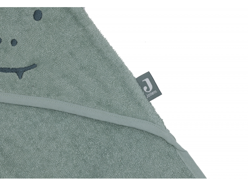 Osuška s kapucí froté 75x75cm Jungle Jambo Croco