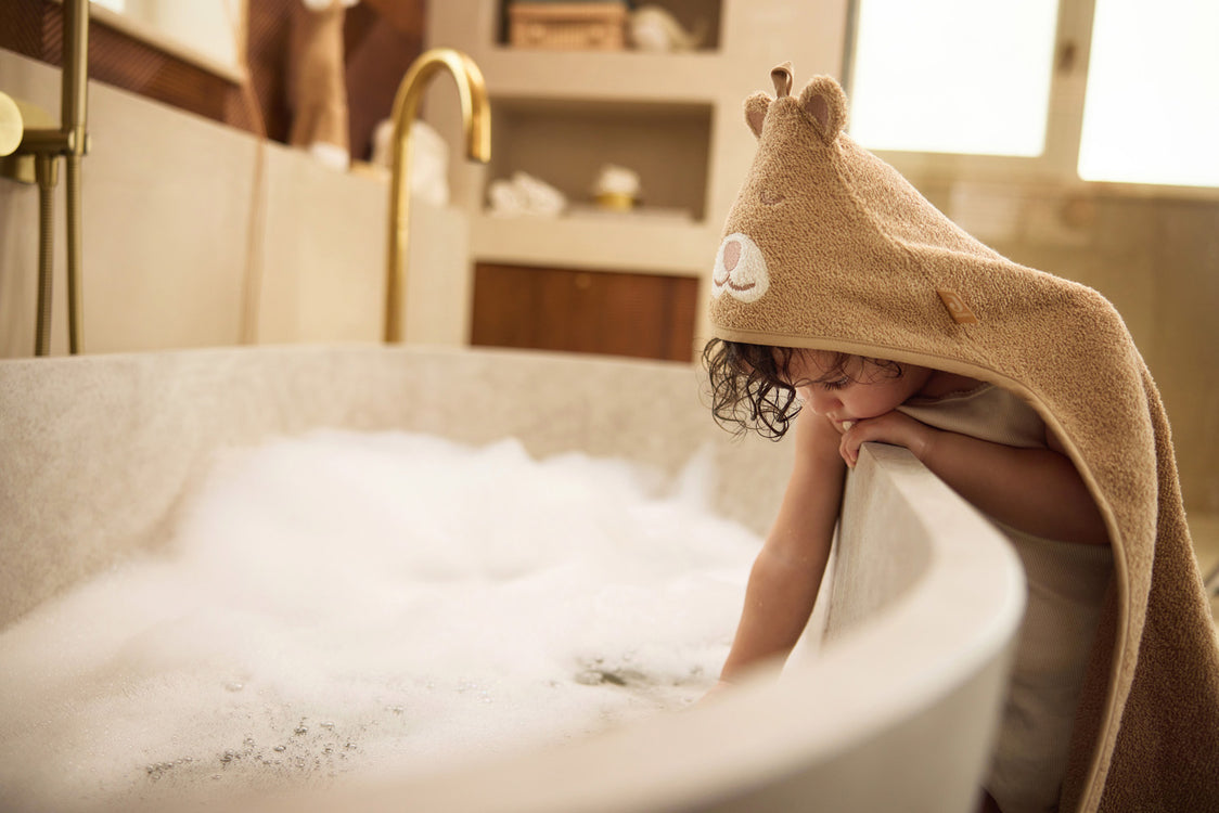 JOLLEIN Osuška s kapucí 75x75cm Jungle Jambo Cheetah