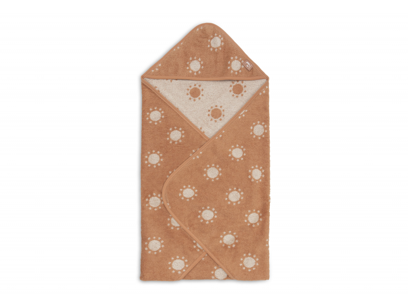 Osuška s kapucí froté 75x75 cm Jacquard Sun