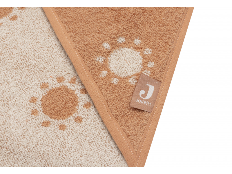 Osuška s kapucí froté 75x75 cm Jacquard Sun