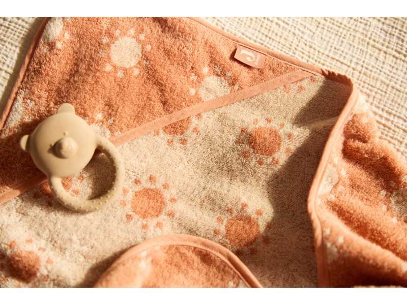 Osuška s kapucí froté 75x75 cm Jacquard Sun