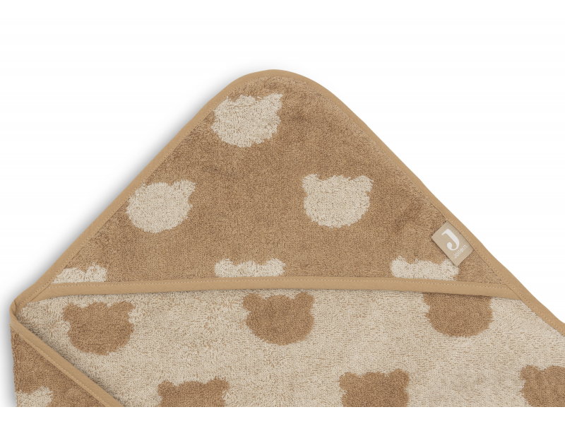 Osuška s kapucí froté 75x75 cm Jacquard Teddy Bear