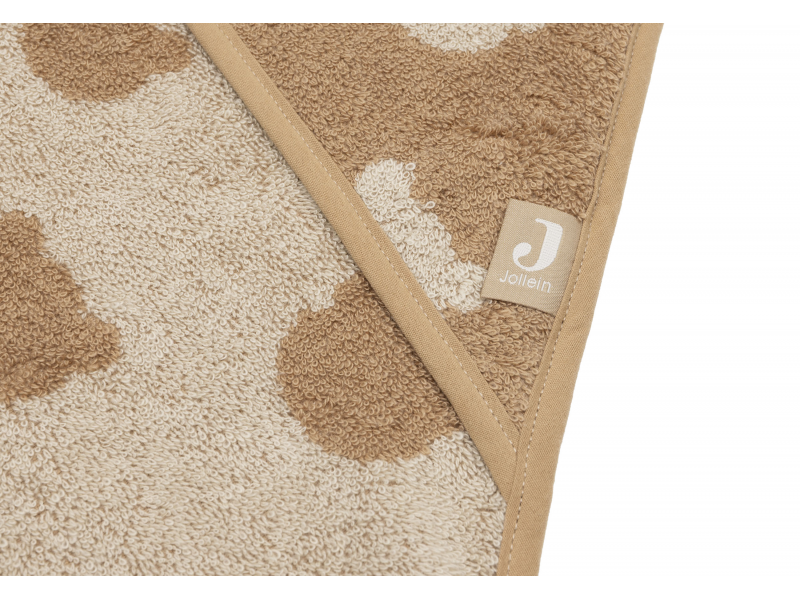 Osuška s kapucí froté 75x75 cm Jacquard Teddy Bear