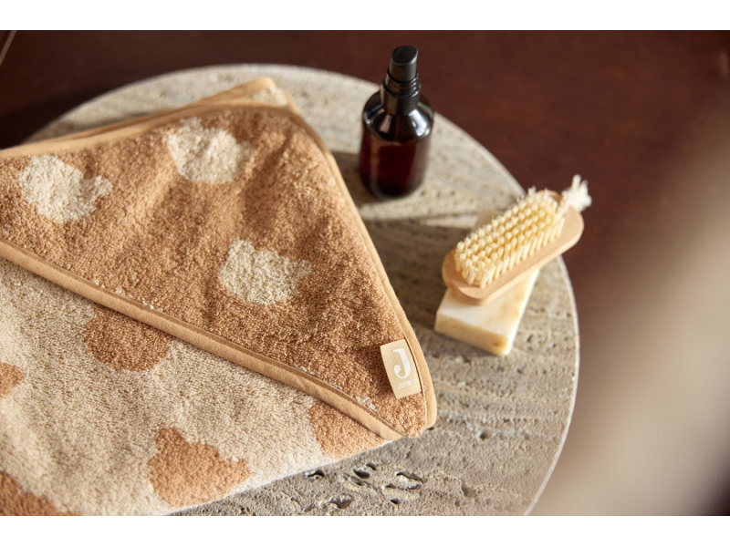 Osuška s kapucí froté 75x75 cm Jacquard Teddy Bear