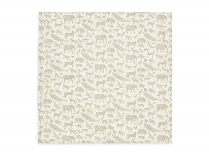 Pleny 3 ks 70x70 cm Animals Olive Green