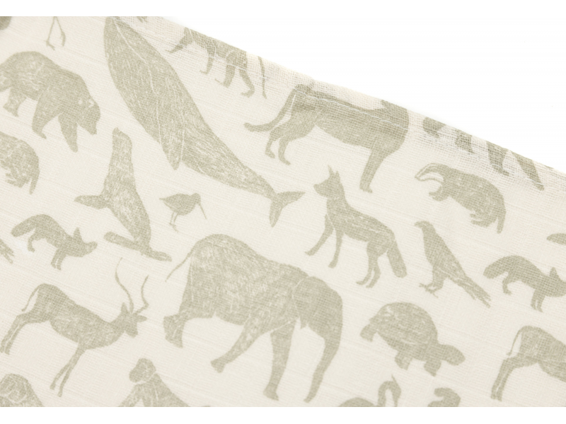 Pleny 3 ks 70x70 cm Animals Olive Green