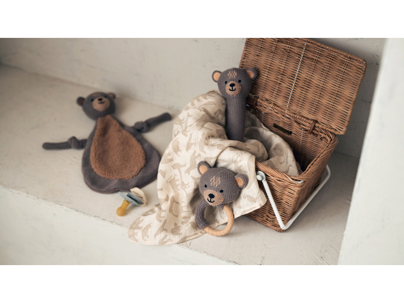 Pleny 3 ks 70x70 cm Animals Olive Green