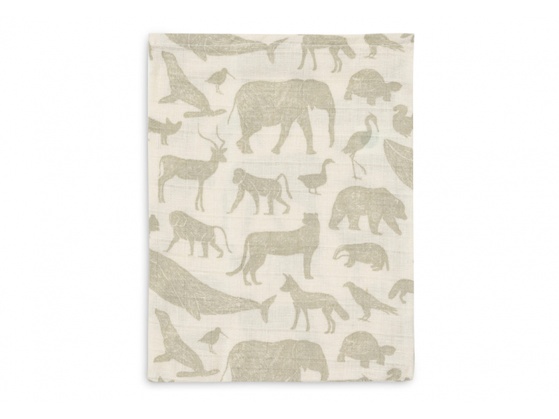 Žínka 1 ks Animals Olive Green