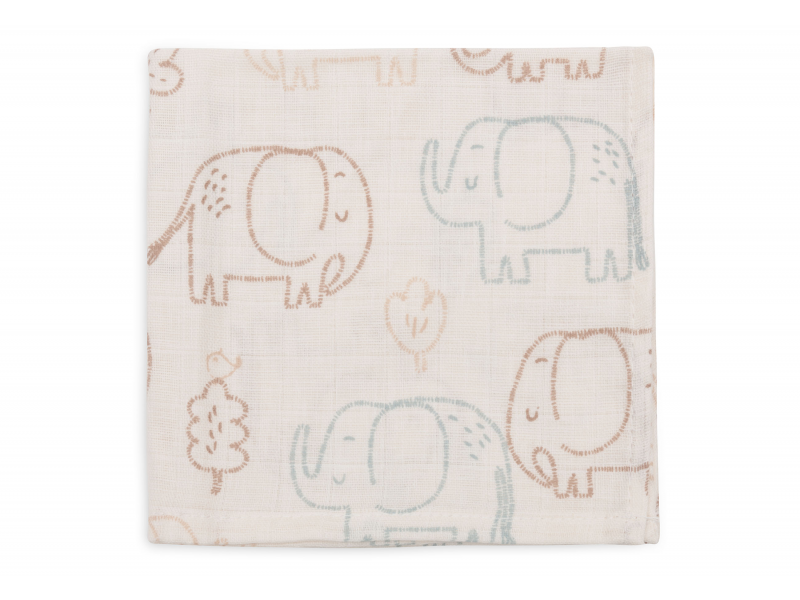 Ubrousky mušelínové 3 ks 31x31cm Elephant Tales