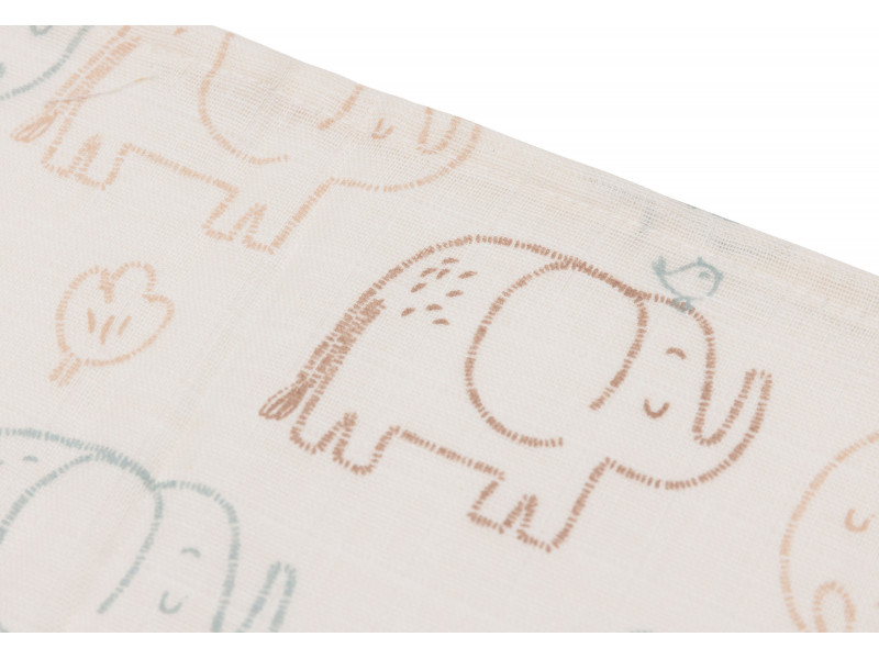Ubrousky mušelínové 3 ks 31x31cm Elephant Tales