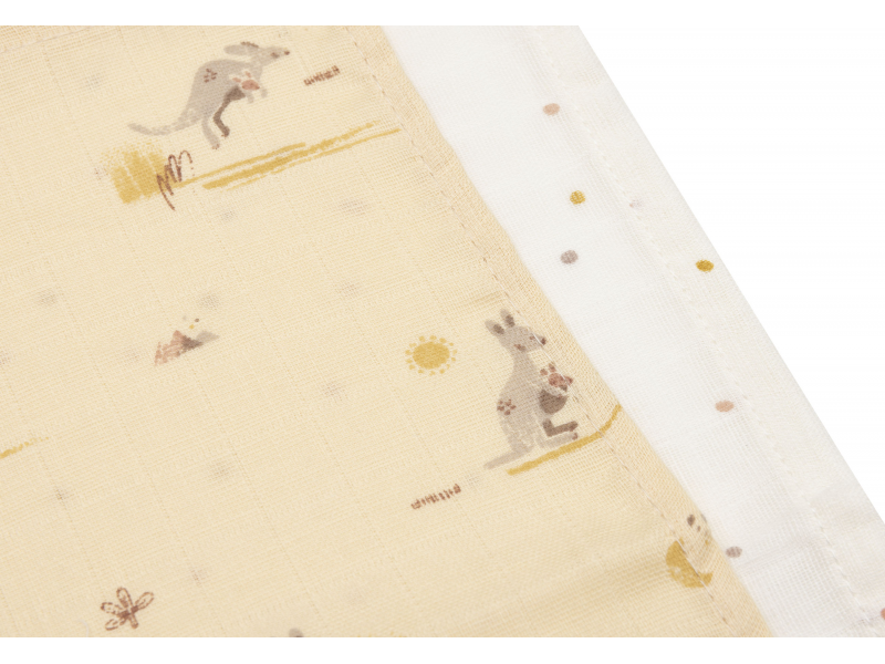 Ubrousky mušelínové 3 ks 31x31cm Kangaroots