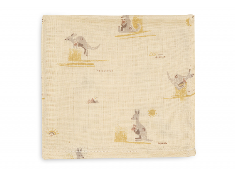 Ubrousky mušelínové 3 ks 31x31cm Kangaroots