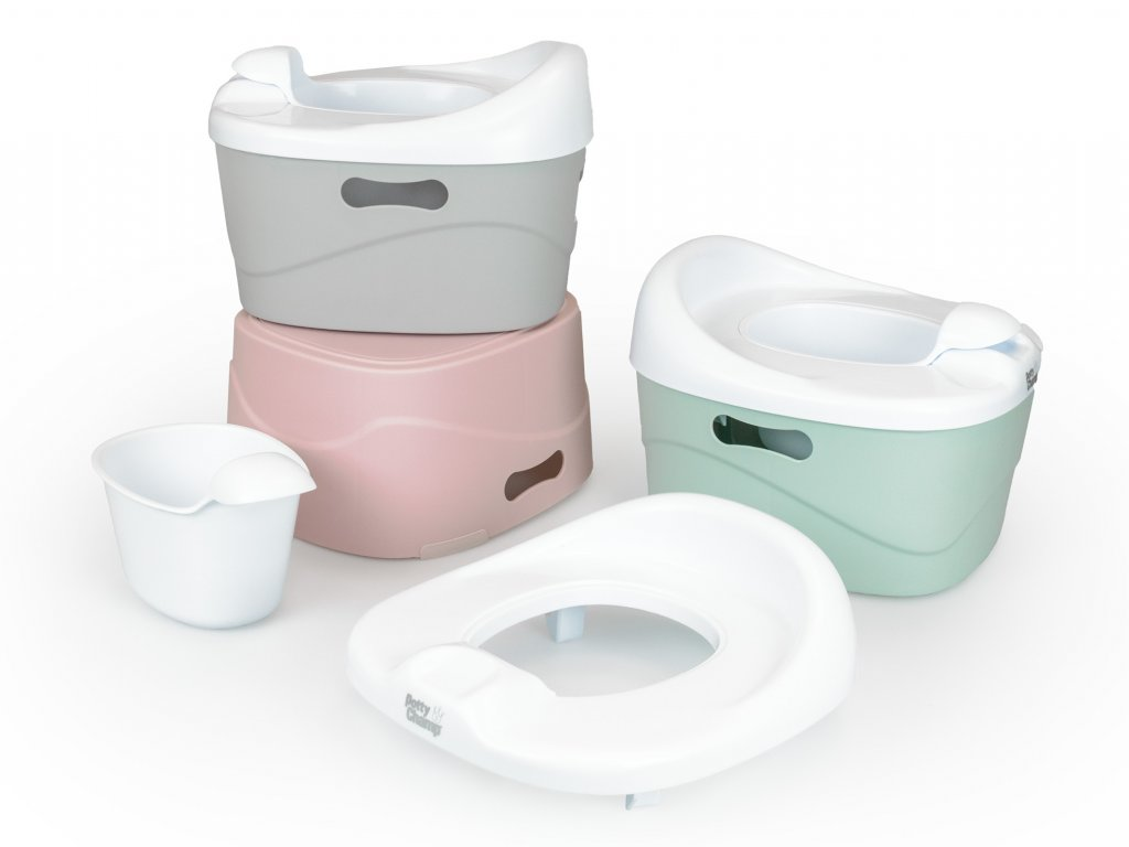 DIAPERCHAMP Nočník 3v1 PottyChamp Light Green