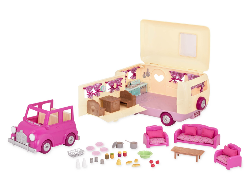 Sada na kempování Pink Happy Camper