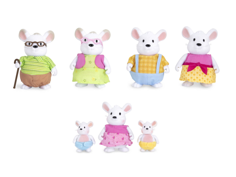 Rodina myší s prarodiči Nibblekin