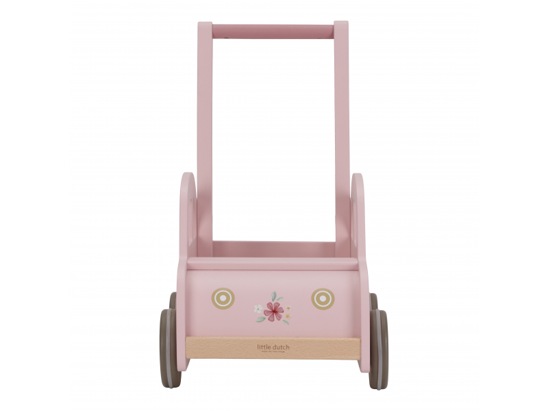 Auto vozík dřevěný Pink