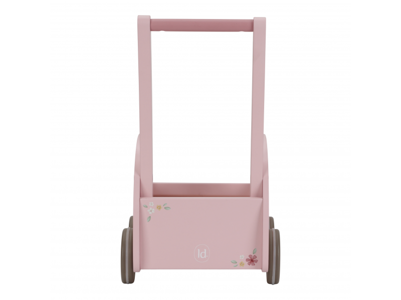 Auto vozík dřevěný Pink