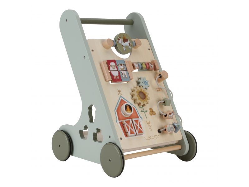 Chodítko s aktivitami dřevěné Farma