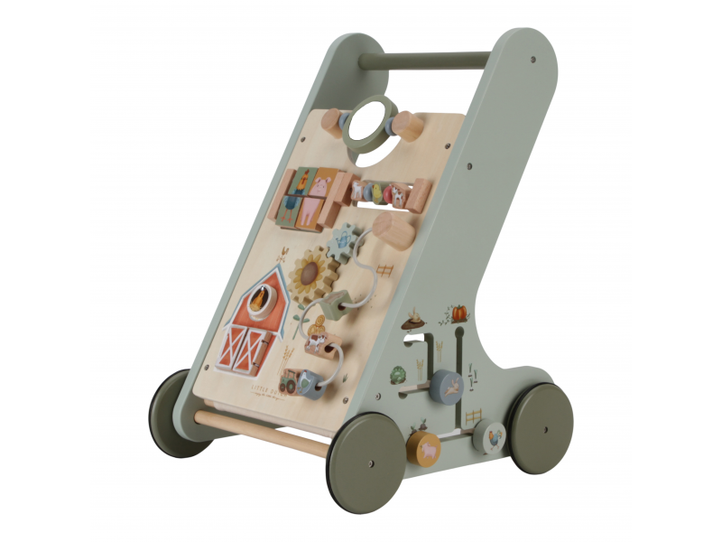 Chodítko s aktivitami dřevěné Farma