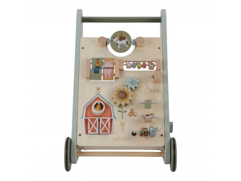 Chodítko s aktivitami dřevěné Farma