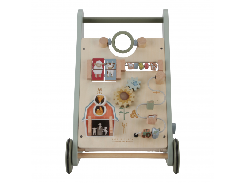 Chodítko s aktivitami dřevěné Farma