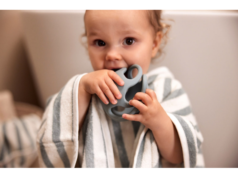 Kousátko míček silikon Sea Green