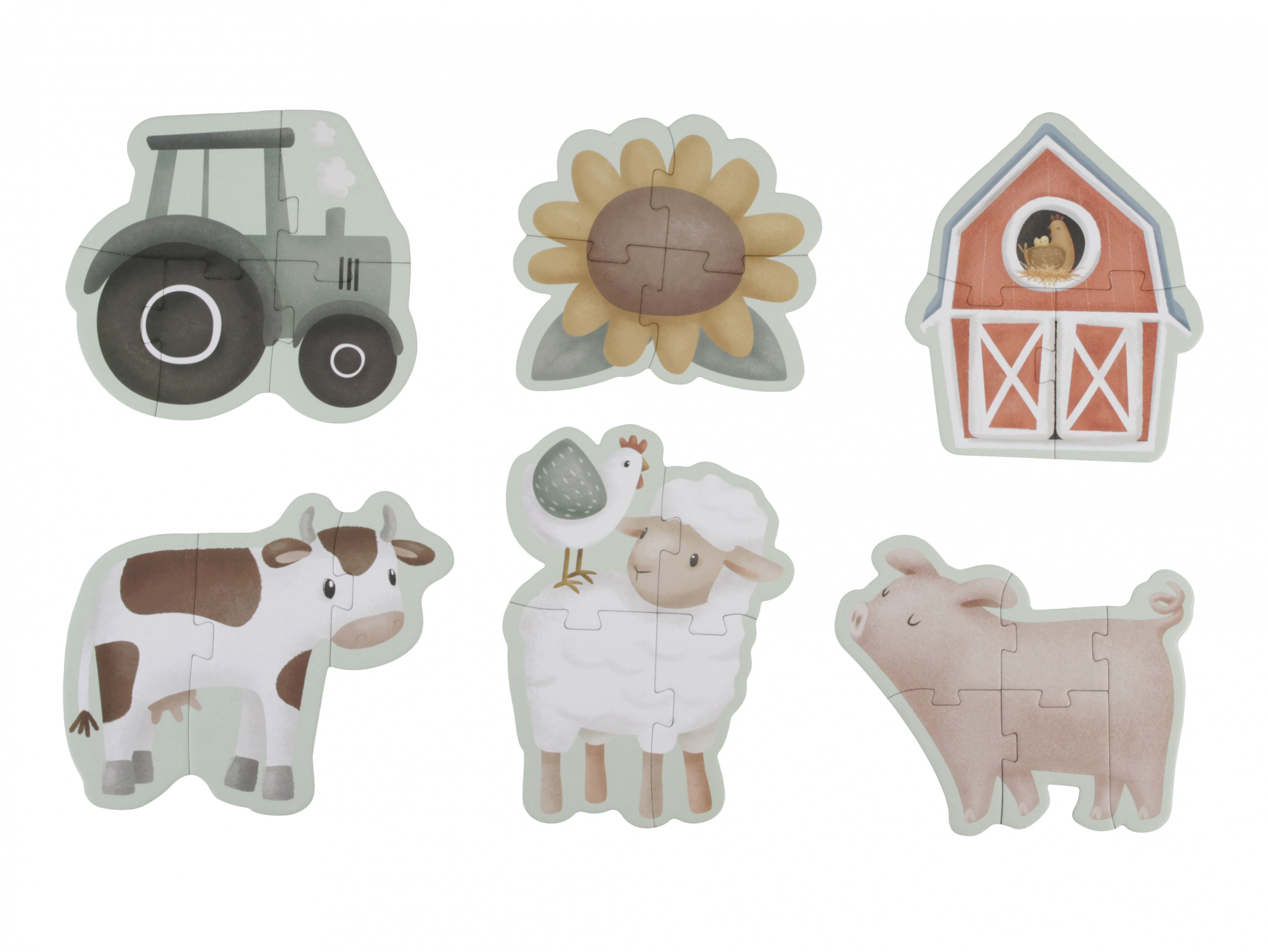 LITTLE DUTCH Puzzle 6v1 Farma