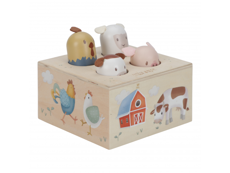 Vyskakovací zvířátka se zvuky Farma
