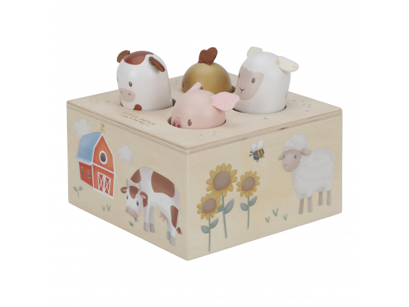 Vyskakovací zvířátka se zvuky Farma
