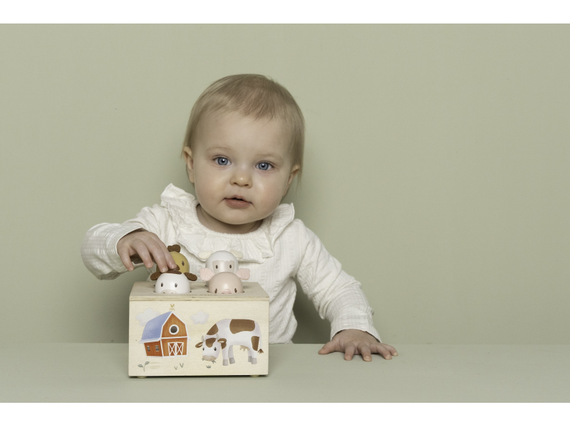 Vyskakovací zvířátka se zvuky Farma