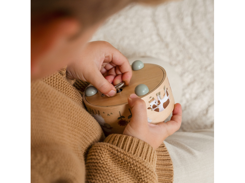 Hudební box natahovací Farma