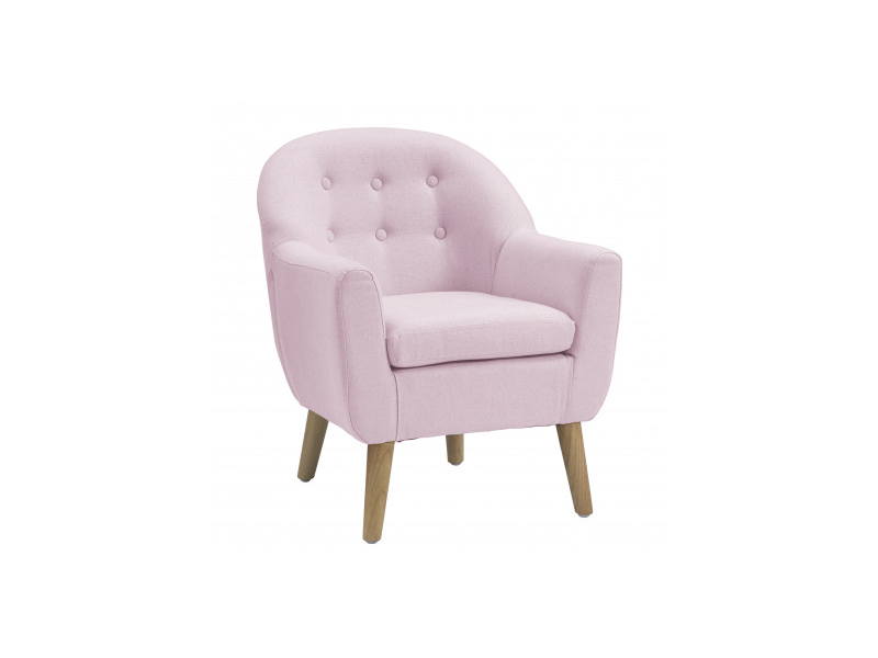 KIDS CONCEPT KRESLO PINK
