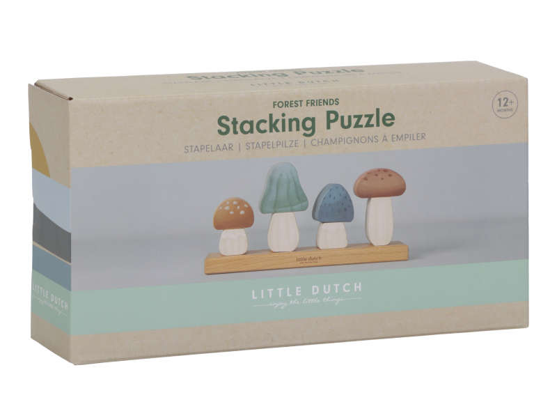 Houby dřevěné skládací Forest Friends
