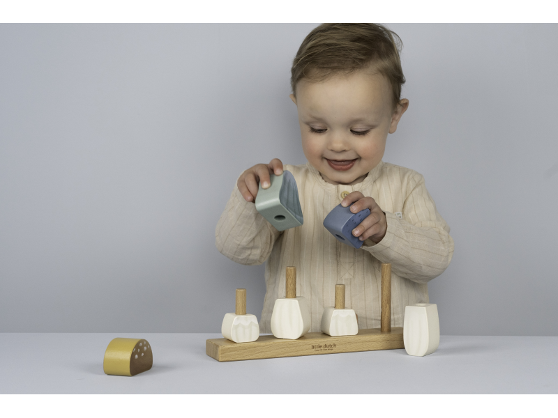 Houby dřevěné skládací Forest Friends