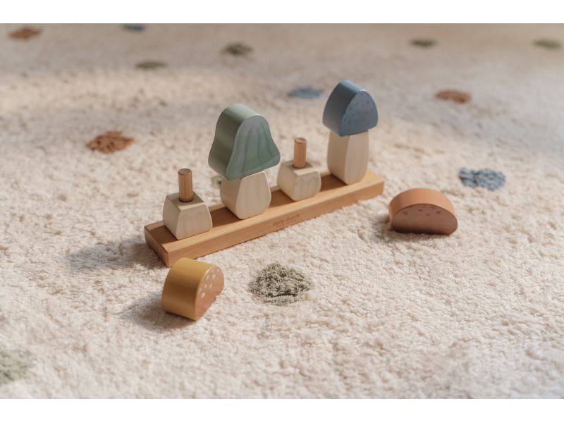 Houby dřevěné skládací Forest Friends