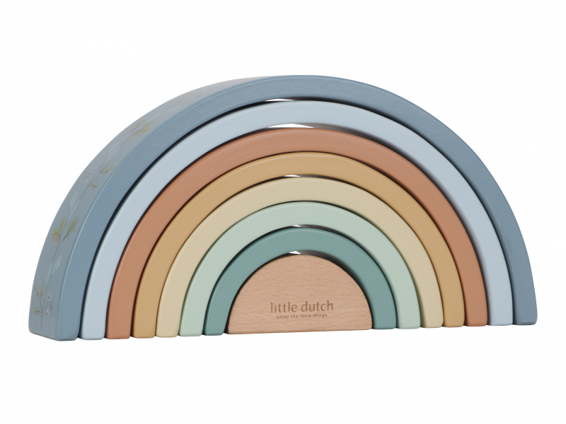 Skládačka dřevěná duha Forest Friends