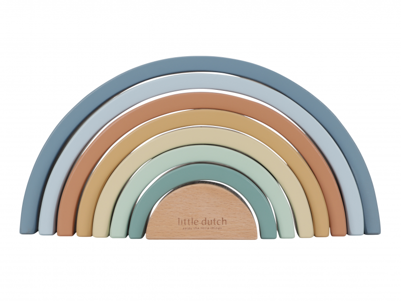 Skládačka dřevěná duha Forest Friends