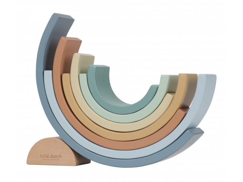 Skládačka dřevěná duha Forest Friends