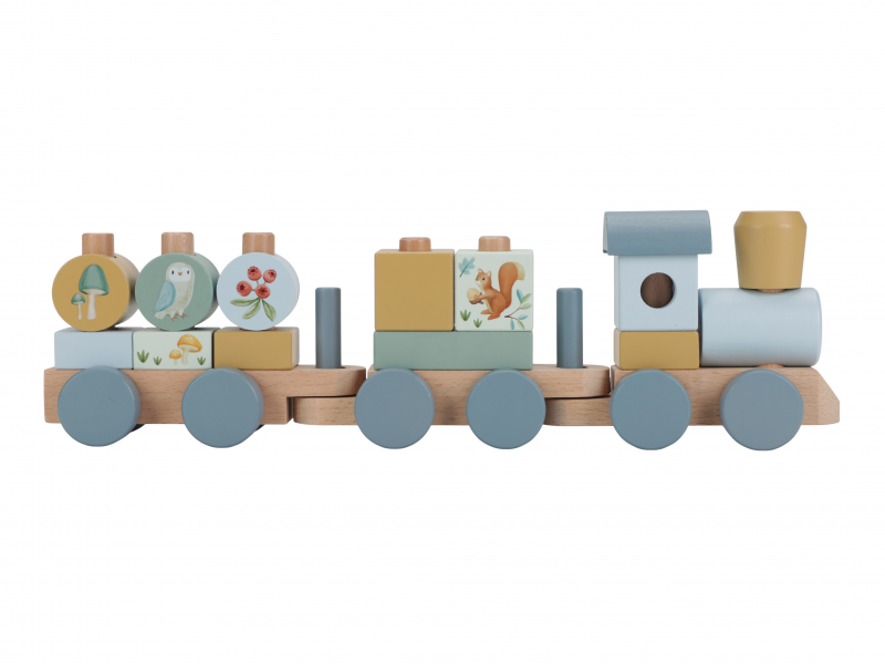Vláček dřevěný Forest Friends