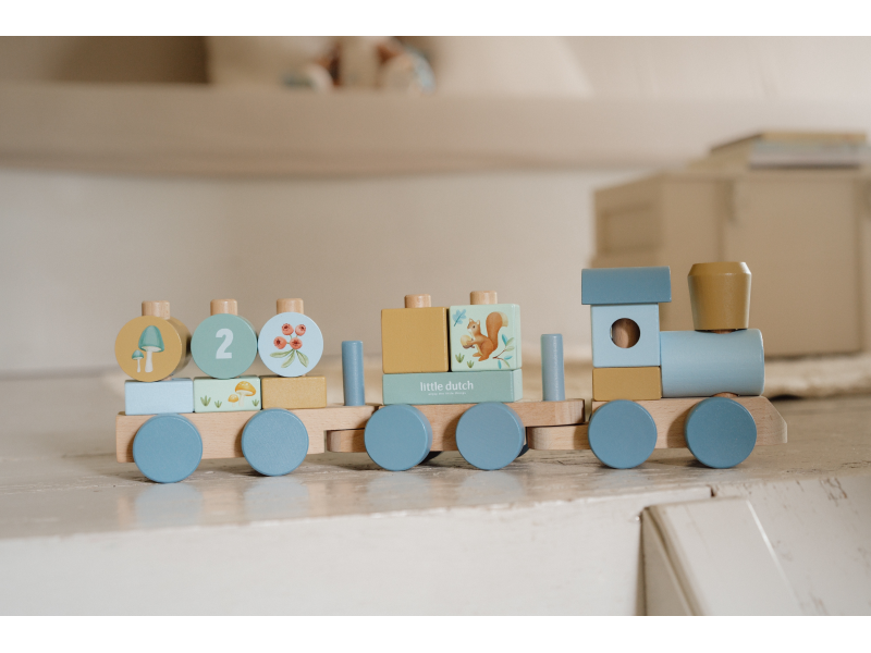 Vláček dřevěný Forest Friends